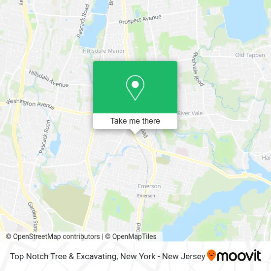 Top Notch Tree & Excavating map