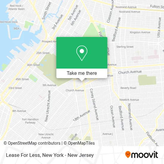 Lease For Less map