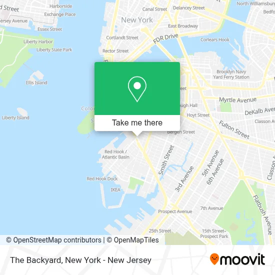 The Backyard map