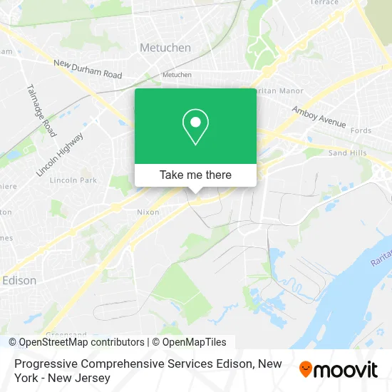 Progressive Comprehensive Services Edison map