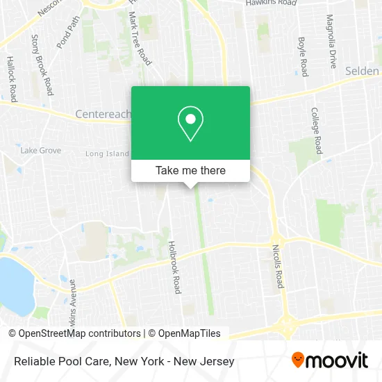 Reliable Pool Care map