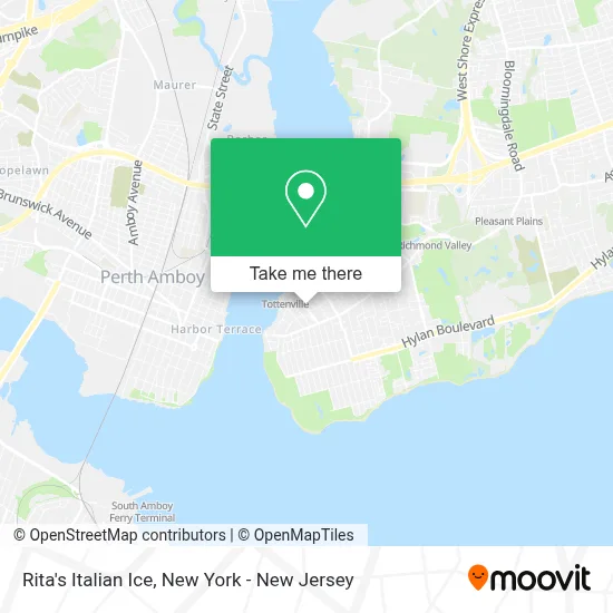 Rita's Italian Ice map