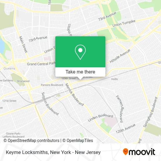 Keyme Locksmiths map