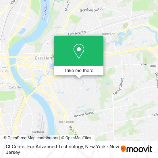 Ct Center For Advanced Technology map