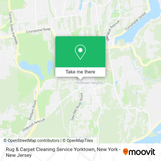 Rug & Carpet Cleaning Service Yorktown map