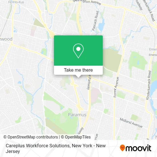 Careplus Workforce Solutions map