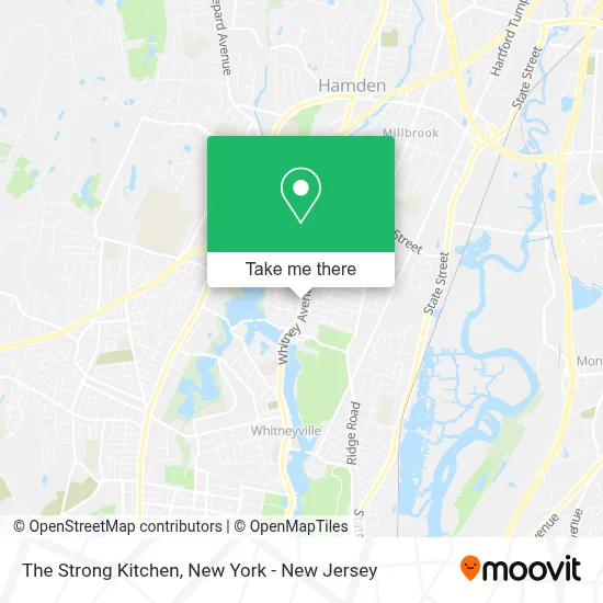 The Strong Kitchen map