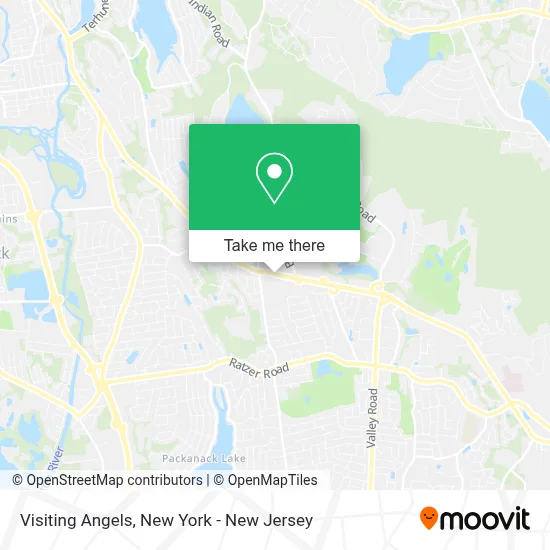 Visiting Angels map