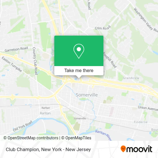 Club Champion map