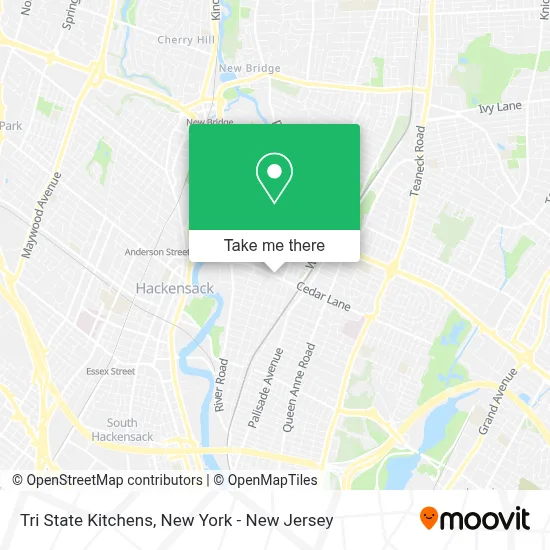 Tri State Kitchens map