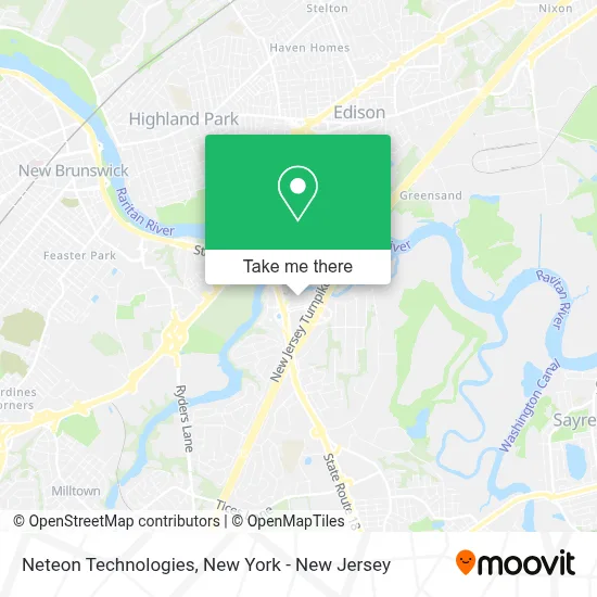 Neteon Technologies map