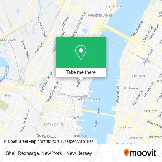 Shell Recharge map