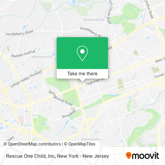 Rescue One Child, Inc map