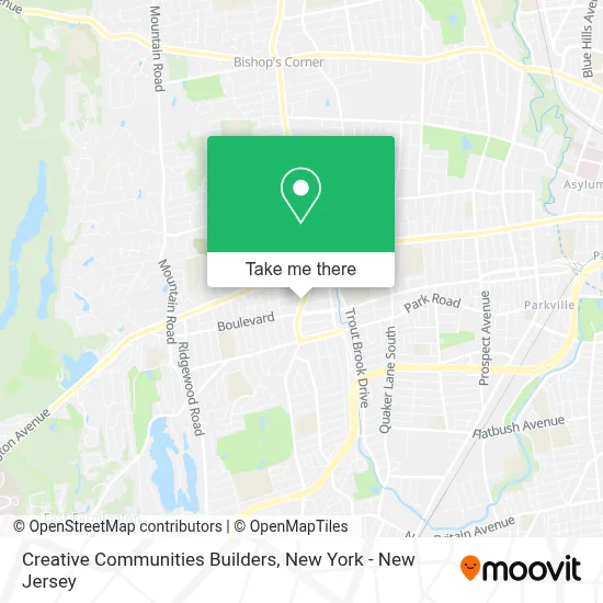 Creative Communities Builders map