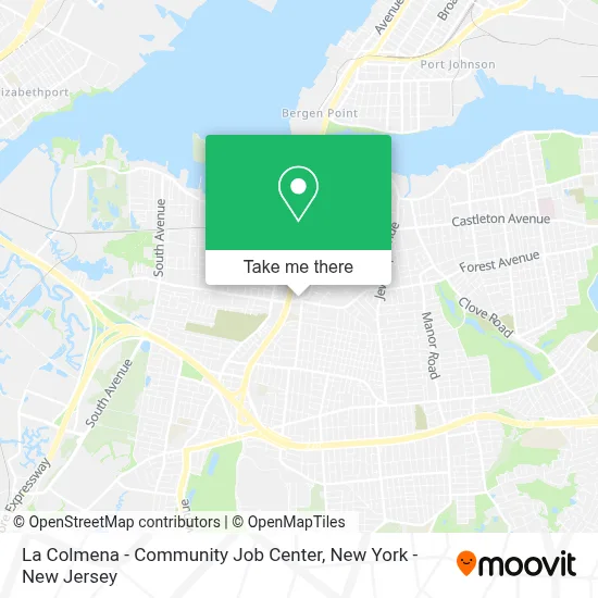 La Colmena - Community Job Center map