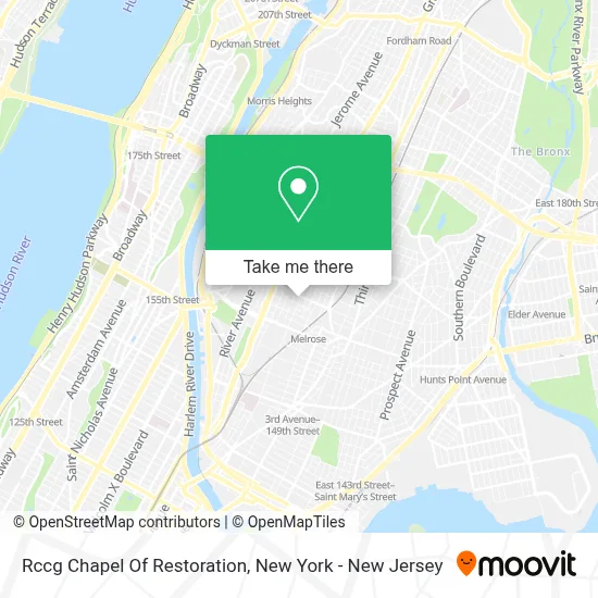 Rccg Chapel Of Restoration map