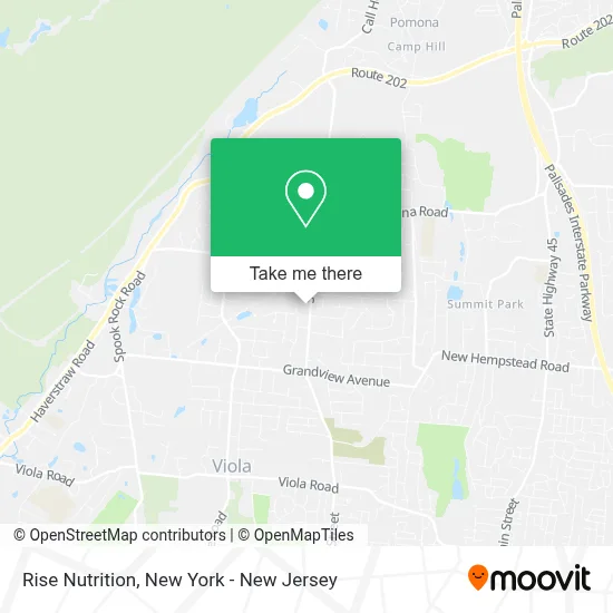 Rise Nutrition map