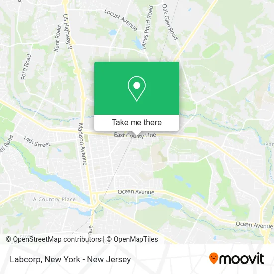 Labcorp map