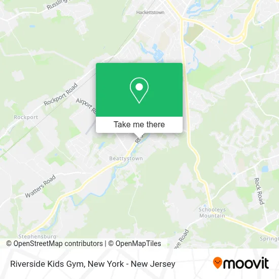 Riverside Kids Gym map