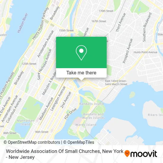 Worldwide Association Of Small Churches map