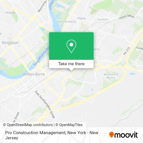 Pro Construction Management map