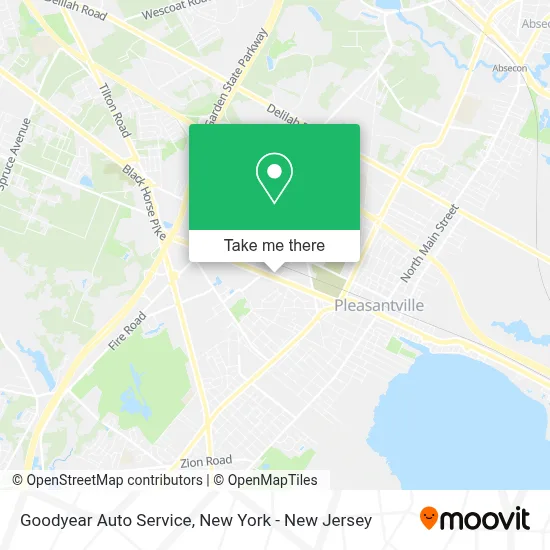 Goodyear Auto Service map