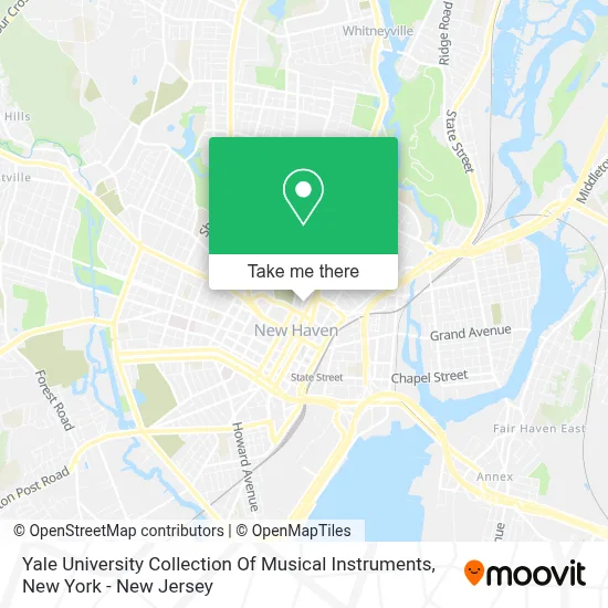 Yale University Collection Of Musical Instruments map