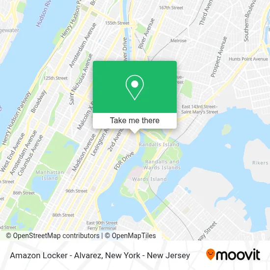 Amazon Locker - Alvarez map