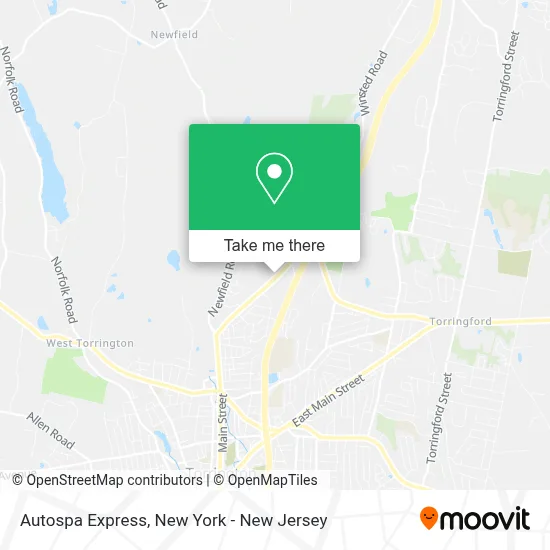 Autospa Express map