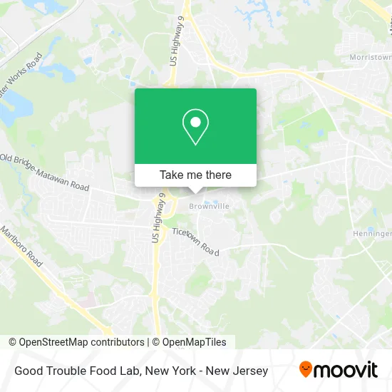 Good Trouble Food Lab map