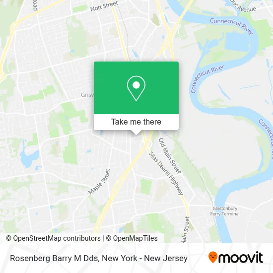 Rosenberg Barry M Dds map