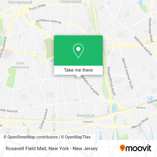 Rosavelt Field Mall map