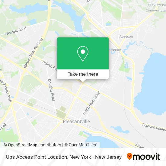 Ups Access Point Location map