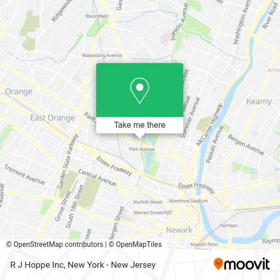 R J Hoppe Inc map