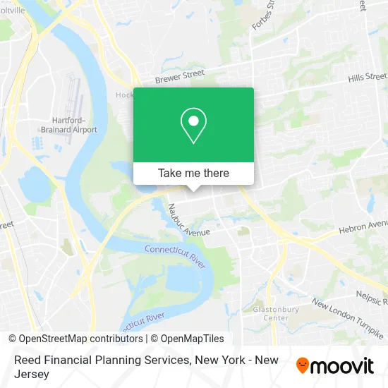 Reed Financial Planning Services map