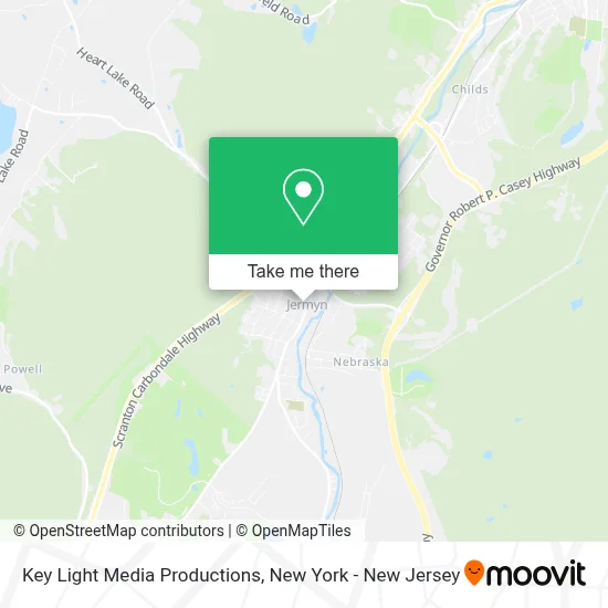 Key Light Media Productions map