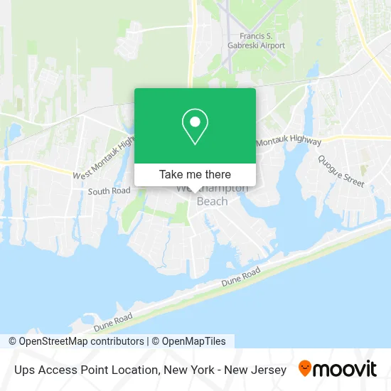 Ups Access Point Location map