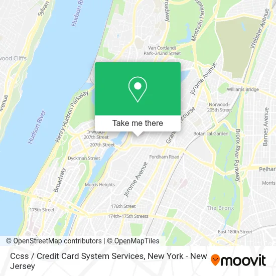 Ccss / Credit Card System Services map