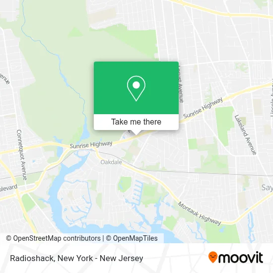 Radioshack map