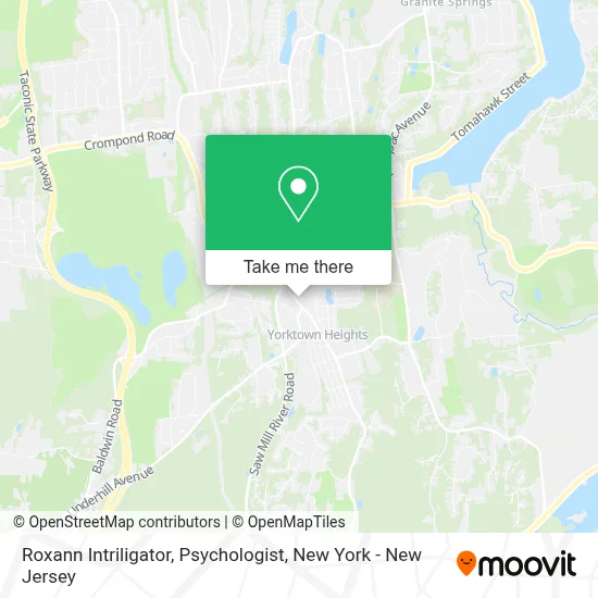 Roxann Intriligator, Psychologist map