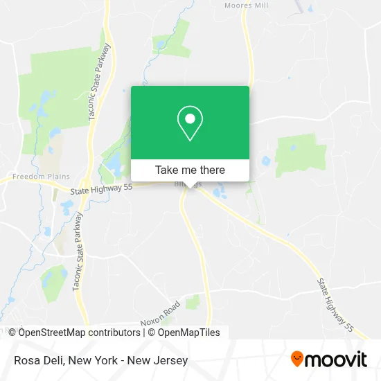 Rosa Deli map