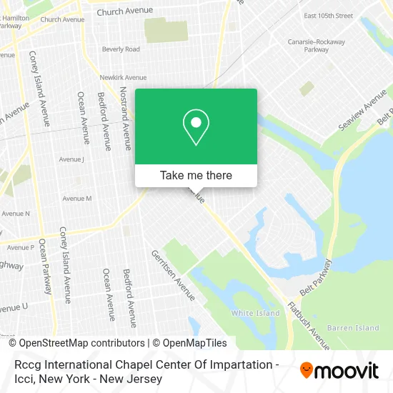 Rccg International Chapel Center Of Impartation - Icci map