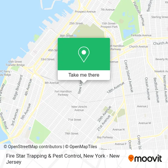 Fire Star Trapping & Pest Control map