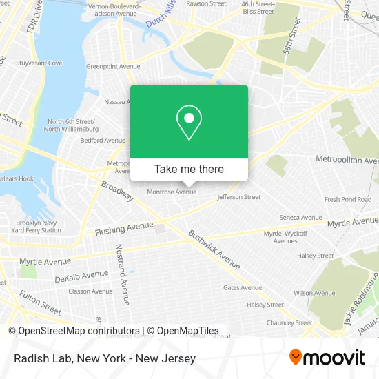 Radish Lab map