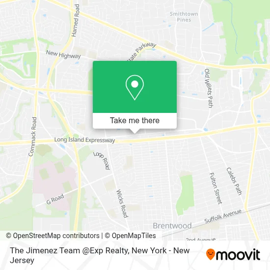 The Jimenez Team @Exp Realty map