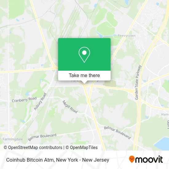 Coinhub Bitcoin Atm map