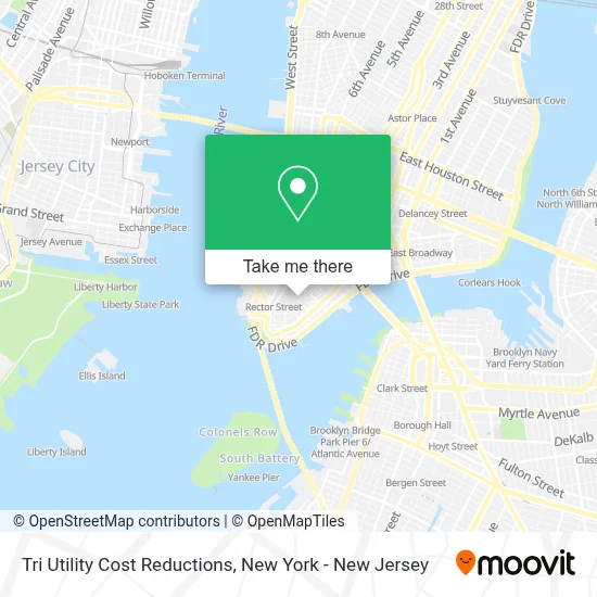 Tri Utility Cost Reductions map