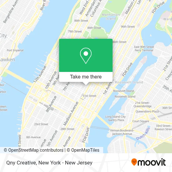 Qny Creative map