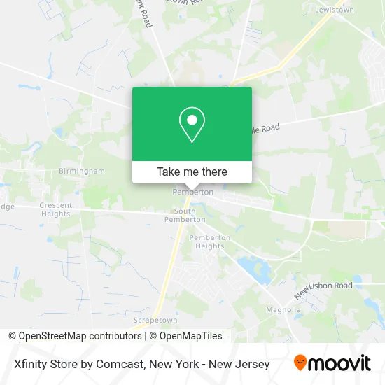 Xfinity Store by Comcast map