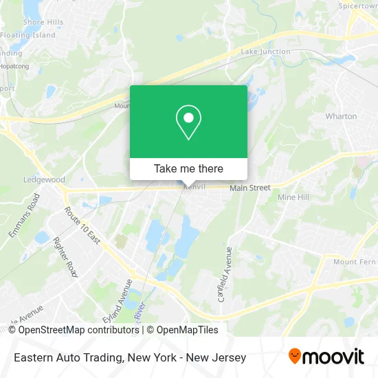 Eastern Auto Trading map